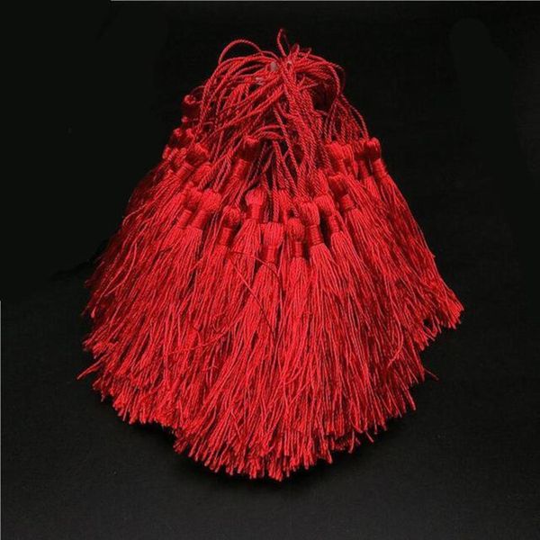 

30pcs lot 13cm length chinese knot silk tassel for earrings long rayon thread tassels handmade cotton tassel jewelry supplies h jlltoq