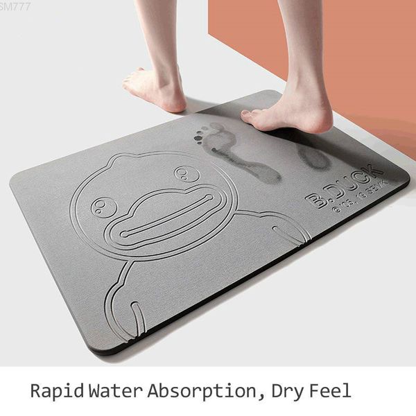 

genuine ducklings natural diatomite floor mat for bathroom entrance