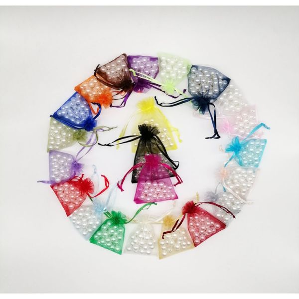 

10x15cm мешки в органзах 50шт ювелирные изделия упаковки дисплей ювелирные изделия сумка подарочные сумки для свадьбы сумка для елки женщина