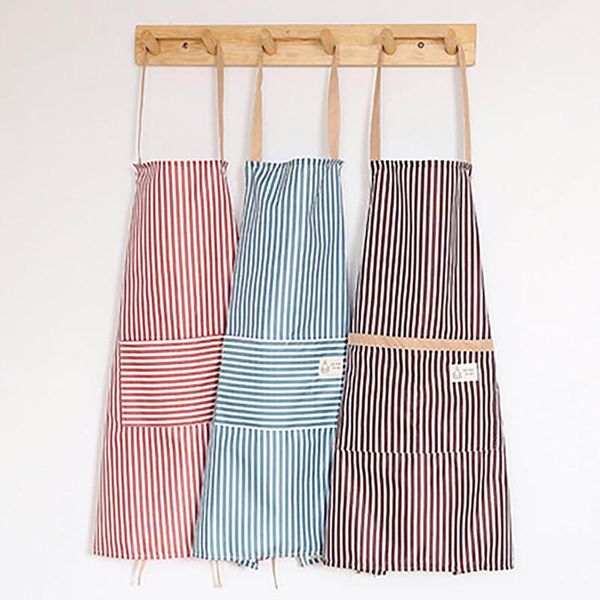

aprons 1pc apron+sleeve cover parent the family kitchen lovely print linen household cleaning apron