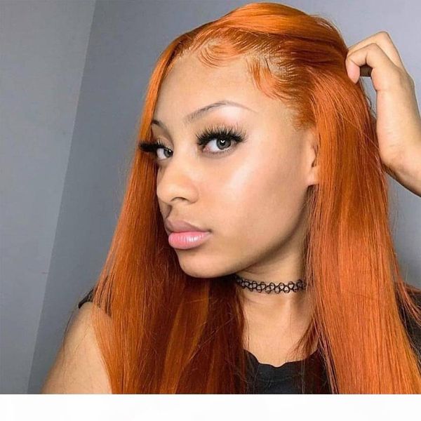 

360 lace frontal wig 13x6 silky straight ginger blonde full lace human hair wigs for black women peruvian glueless lace front wigs