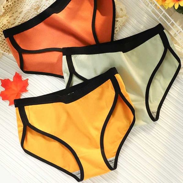 

xl women cotton panties female casual solid girls briefs ladies black intimate underwear lingerie femme, Black;white