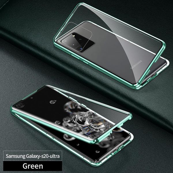 

magnetic double sided glass case for samsung galaxy s20fe s20 s10 s9 s8 plus m21 m31 m51 a51 a71 a70 a50 h jlloyu