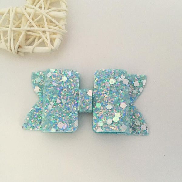 

handmade 10pcs/set princess hairpins sequins shining bows hair clips for girls cute kids headdress headwear