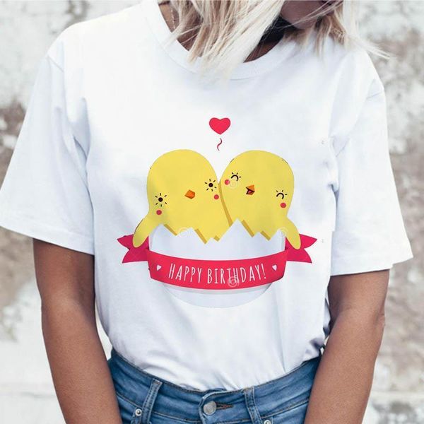 

cute cartoon twin1 t shirt ulzzang tees t-shirt tshirt graphic women for harajuku female korean clothing funny, White