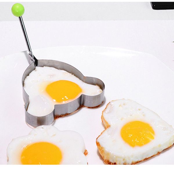 

kitchen diy baking suit thickened stainless steel fried egg pancake baking moulds love cartoon animal bakeware cake model kitchen tool