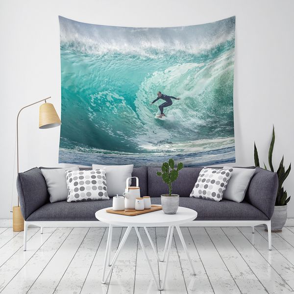 

new arrival 9 styles ocean home decor tapestries beach towel camping blanket bedsheet table-cloth with led
