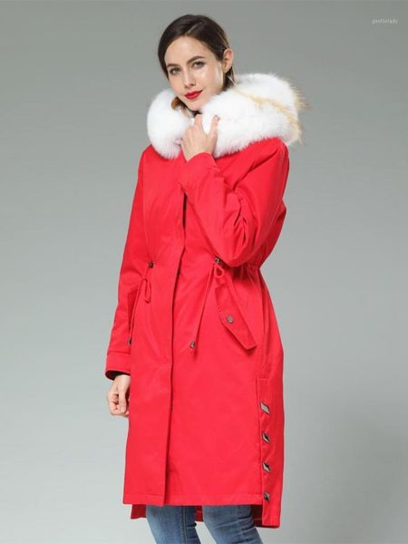 

women's fur & faux pattern real coat women natural girl 1031, Black