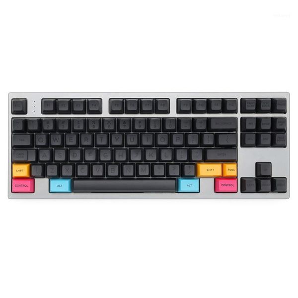 

keyboards sa profile bob black character keycaps 2 color molding abs for cherry mx switch mechanical gaming keyboard cmyk1