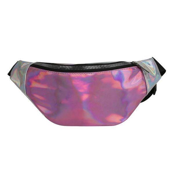 

fashion fanny pack women hologram waist belt bag phone pouch travel hip bum shoulder bags purse