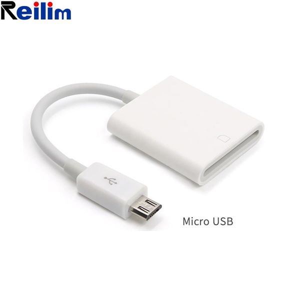 

reilim camera reader adapter micro usb port adapter sd card otg reader mobile phone for micro port mobile phone