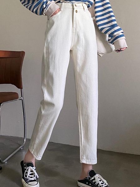 

women high waist fashion beige white bandage bell-bottom bodycon club jeans pants a148, Blue