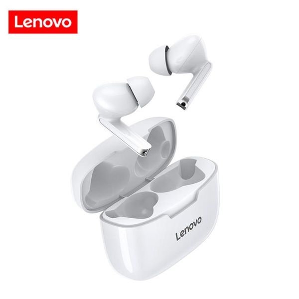 

lenovo xt90 tws earbuds bt5.0 true wireless headphones touch control sweatproof sport in-ear earphones with mic charging case