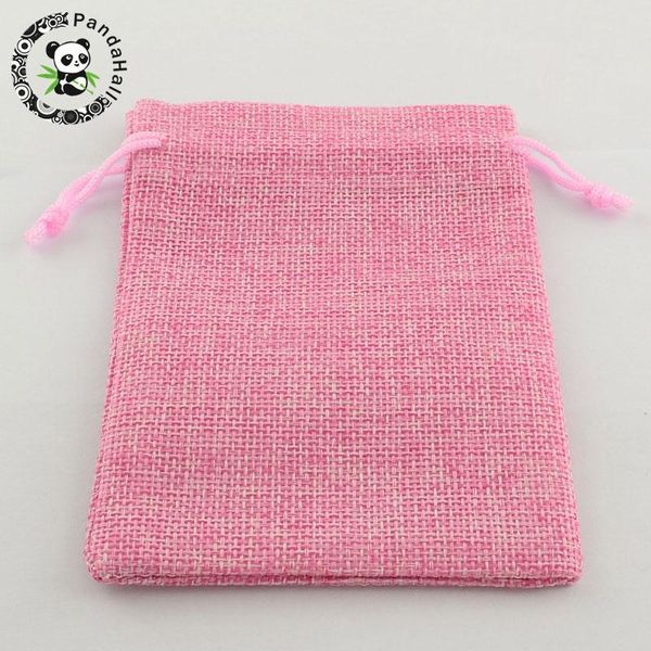 

burlap packing pouches drawstring bags mixed style mixed color 18x13cm 13.5x9.5cm burlap packing high visibility goods with price wmtldc
