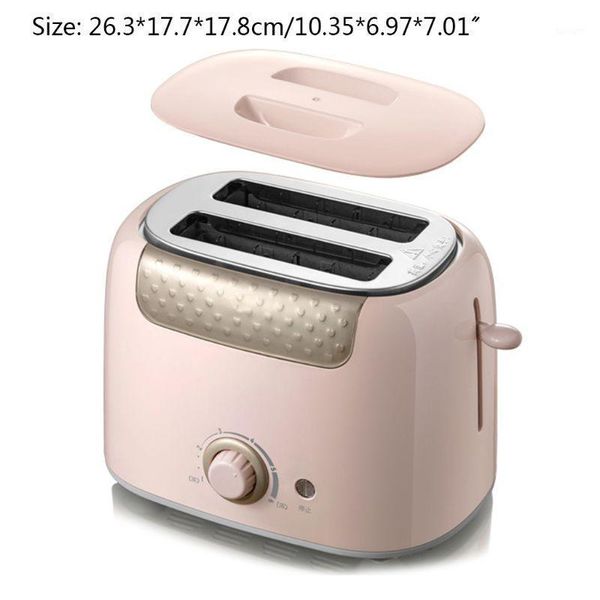 

2 slices stainless steel automatic toaster quick heating bread sandwich machine1