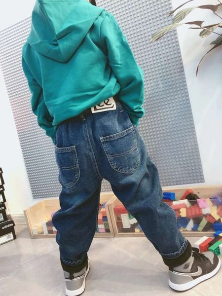 

zhiyin children's soft jeans for boys and girls, Blue