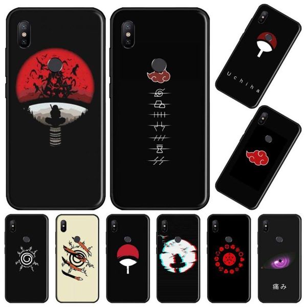 

3animation naruto itachi akatsuki mobile phone cover redmi 7 8 9t a3 9se k20 mi8 max3 lite 9 note 9s 10 pro mobile phone covercf1