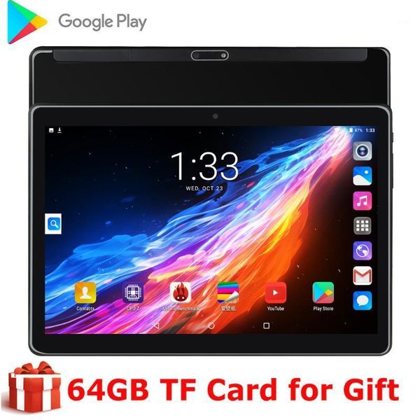 

2020 new 1280x800 ips wifi bluetooth 10 inch tablet android 9.0 os 3g dual sim phone call glass screen 10.1 inch tablets + gift1