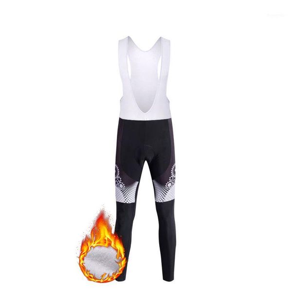 

pro team winter thermal fleece cycling bib pants bicycle tights road mtb cool cycling gear accept customize odm/oem1, Black;blue
