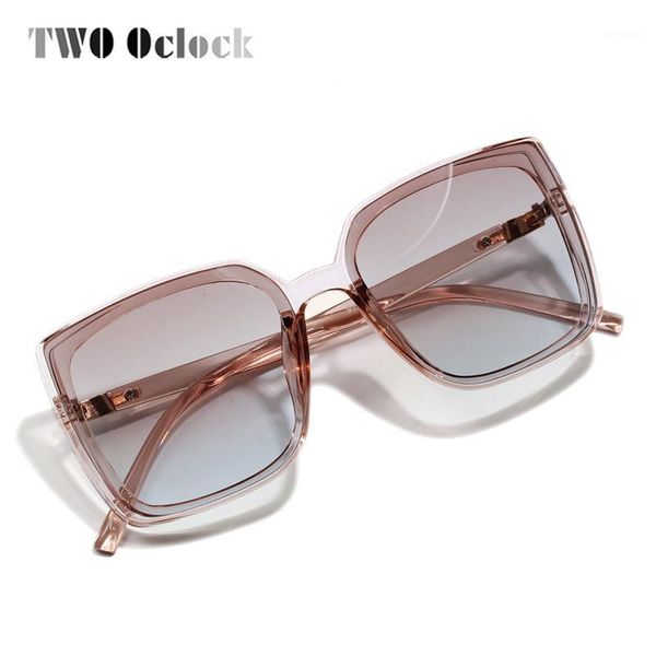 

sunglasses 2021 square women oversize gradient lenses female sun glasses uv400 lentes de sol mujer w91121, White;black