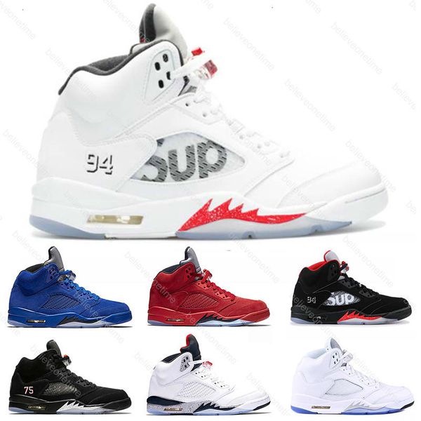 

white basketball 5s jumpman v sup shoes mens suede blue paris michigan olympic metallic gold black 5 designer trainers size -13