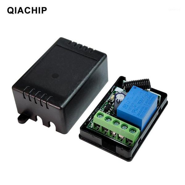 

433 mhz remote controls qiachip 433mhz universal wireless remote control switch dc 12v 1ch relay receiver module rf transmitter1
