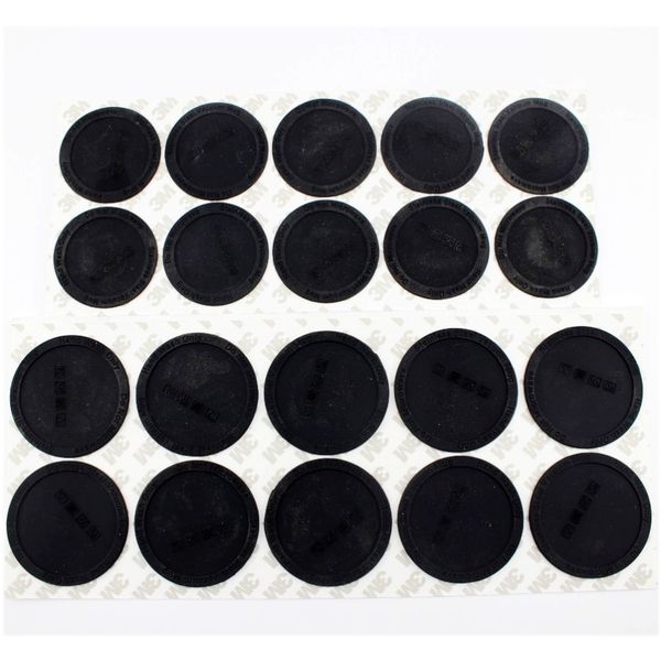 

20/30oz self adhesive silicone rubber coaster pads flask tumblers round pastable cup bottom pvc protective mat stickers wwq