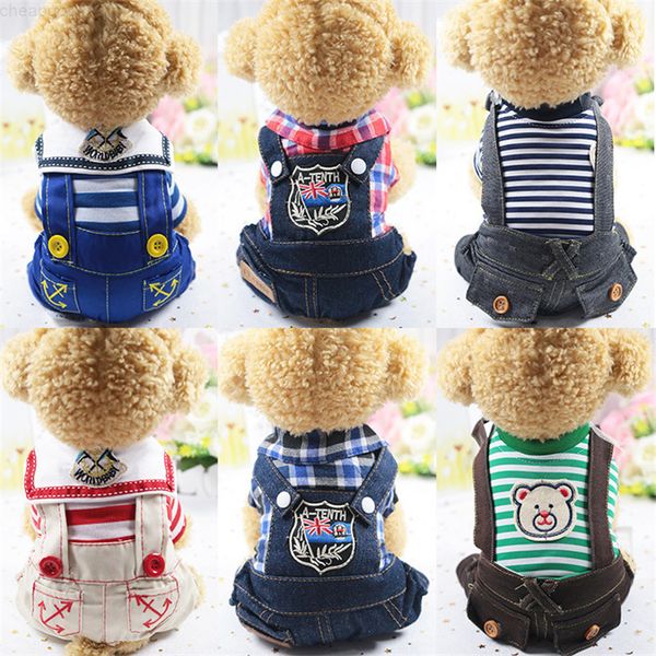 

pet cloth four the foot navy autumn and winter new pattern puppy dog clothes clothing pets articles