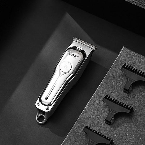 Cabelo Clippers VGR Clipper Professional para homens cortando máquina cortador um barbeiro de corte de cabelo zero sem fio