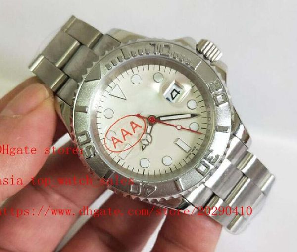 

topselling 116622 высококачественный старый стиль 40 мм белый циферблат сапфировый стекло автоматическая дата asia 2813 перемещение автомати, Slivery;brown