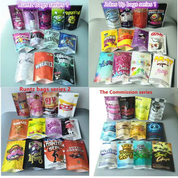 

new runtz mylar packing bag gizmo mellowz frosties loardz zaza sharklato ether ak-47 cookies butter oreo creme saverz gumbo packaging mylar