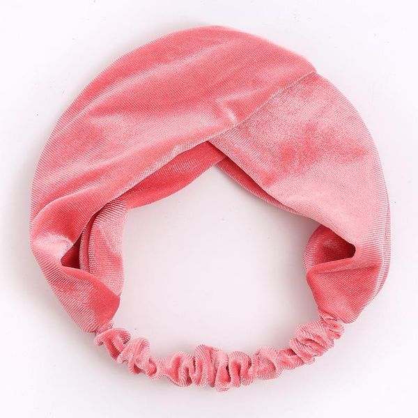 

new women girls winter velvet hair bands solid color headbands vintage cross turban bandage bandanas hairbands hair accessories q bbydwe