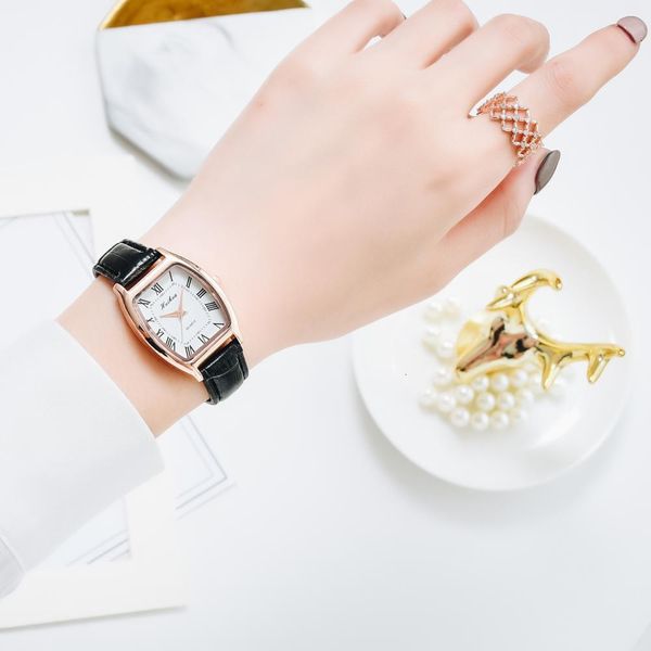 

simple watches for women bracelet leather strap oval quartz ladies watch women clock wrist watch relogio feminino brown clock, Silver
