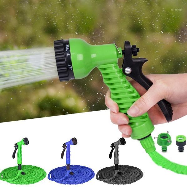 

watering equipments 25ft 50ft 75ft 100ft water pipe car wash garden hose imitation latex irrigation supplies pipe1