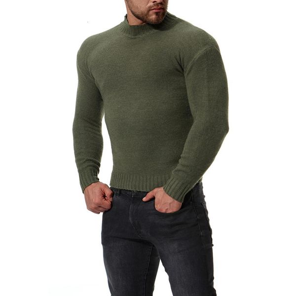 

2021 new men's solid color casual male sweater j706, White;black