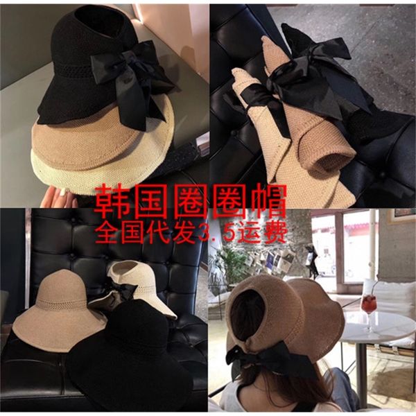 

south korea roll up sun visor children's summer anti ultraviolet brand sun beach sun visor klwe, Blue;gray