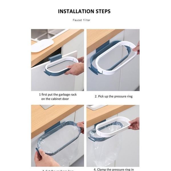 

kitchen trash bag storage rack cupboard shelf bathroom hanging holders trash toys food containers bathroom accessories o sqcpmw