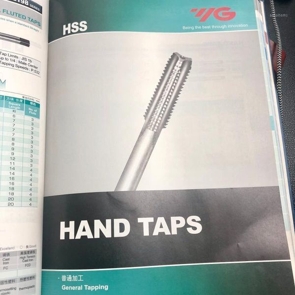 

t7099 series original korea yg hss hand taps general tapping cnc tools m4-m12 3pcs/set