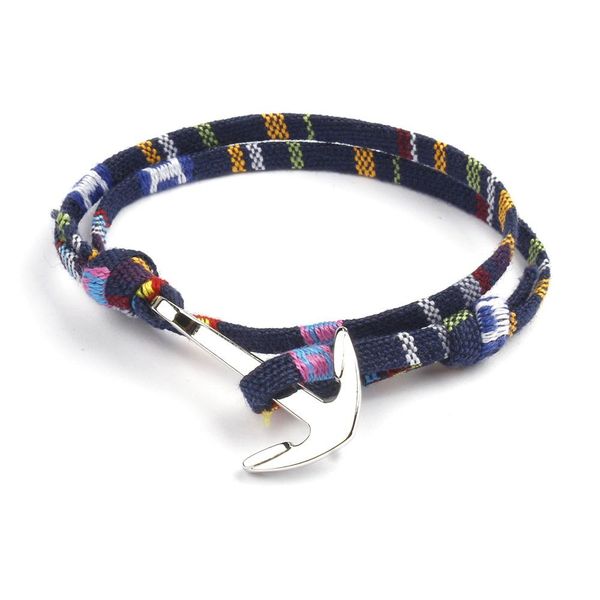 

cloth rope ship anchor bracelet posbia silver anchor male and female couple hand rope. cloth rope wmtkcy xhlove