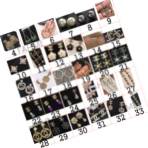 

2021 sterling silver letters long earrings earrings fashion charm