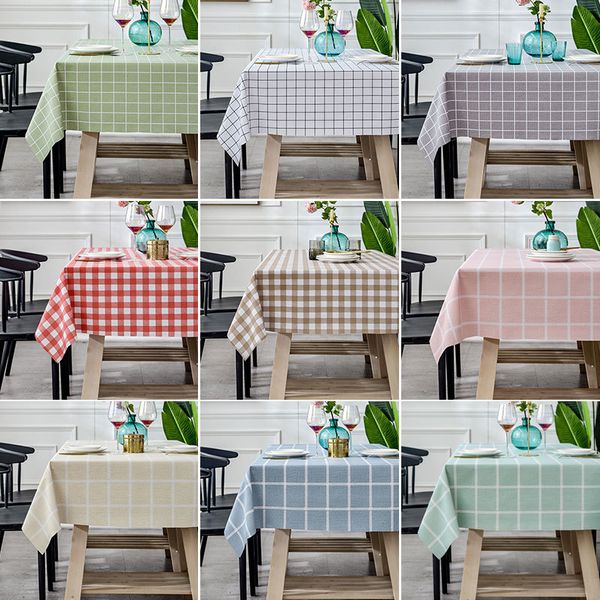 

nordic waterproof, oil proof, anti scald and non washable pvc mesh red ins rectangular tea mat cloth art table