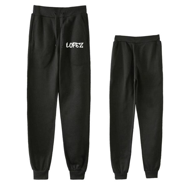 

tony lopez print fashion simplicity pants casual trouser jogger fitness sweatpants, Black