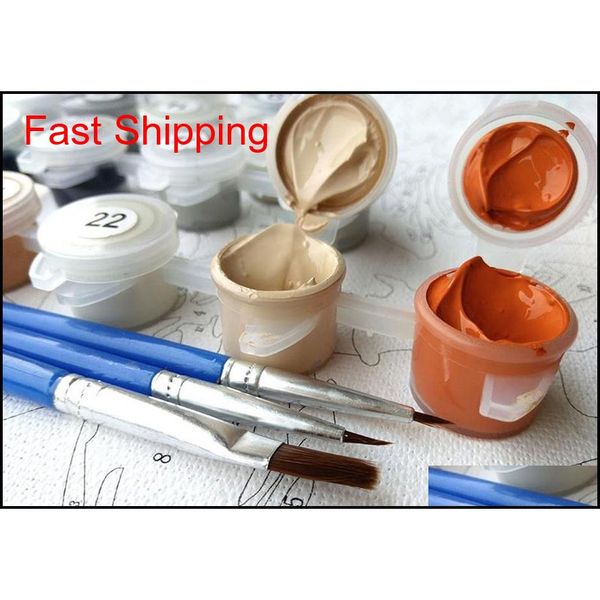 

diy oil painting by numbers big mouth horse 50*40cm/20*16 inch on canvas for home decoration kits f qylioj packing2010