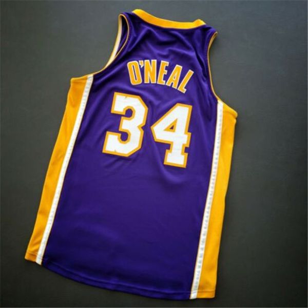 

vintage men youth o'neal mitchell & ness basketball jerseys embroidery sewing jersey customize any name and number size s, Black