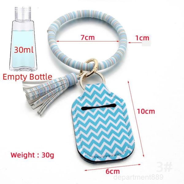 

a-neoprene sanitizer keychain bags 30ml 10*6cm key rings hand soap holder with empty bottle owa1810