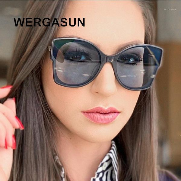 

wergasun fashion women sunglasses brand designer women vintage sun glasses lady sunglass shades eyewear uv4001, White;black