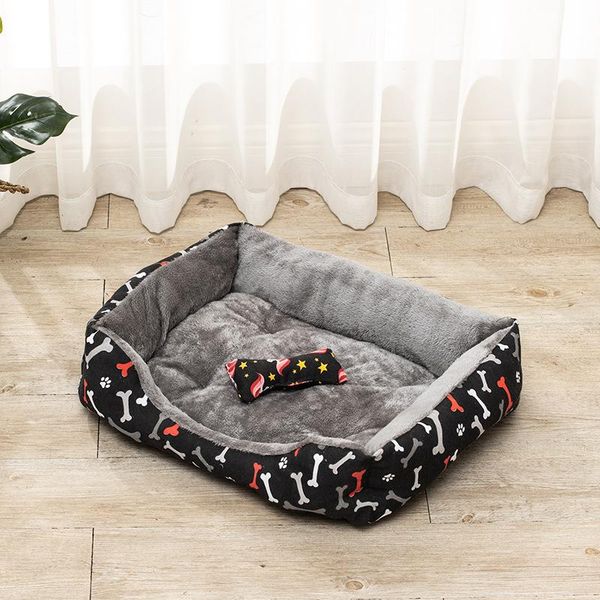 

kennels & pens pet house warm cat and dog nest removable washable four seasons teddy bichon bed mat wholesale