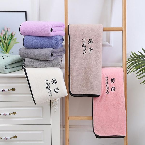 

new bath towel for home good morning good night bathroom towels microfiber than pure cotton soft absorbent gift couples1