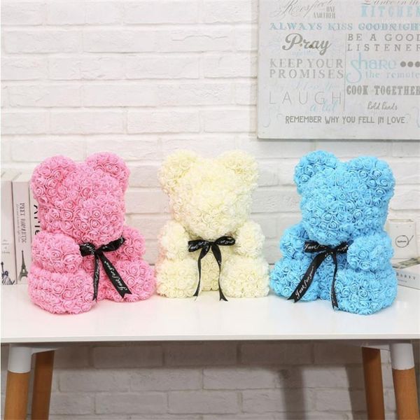 

decorative flowers & wreaths rose bear dolls1