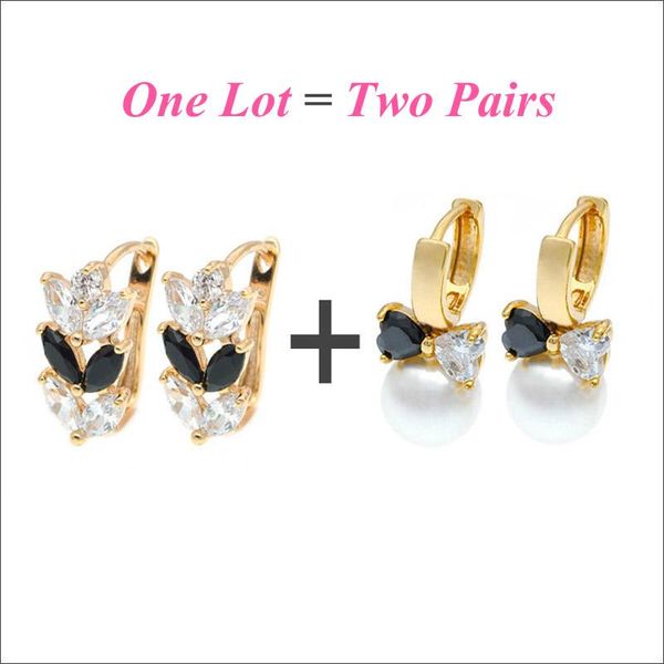 

2pair/lot natural pearls earrings cute gift earing gold jewelry women bijoux femmes oorbellen orecchini donna e0411 e0310, Golden;silver